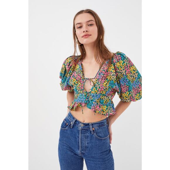 Copied - For Love & Lemons Ruth Crop Top - Picture 2 of 3